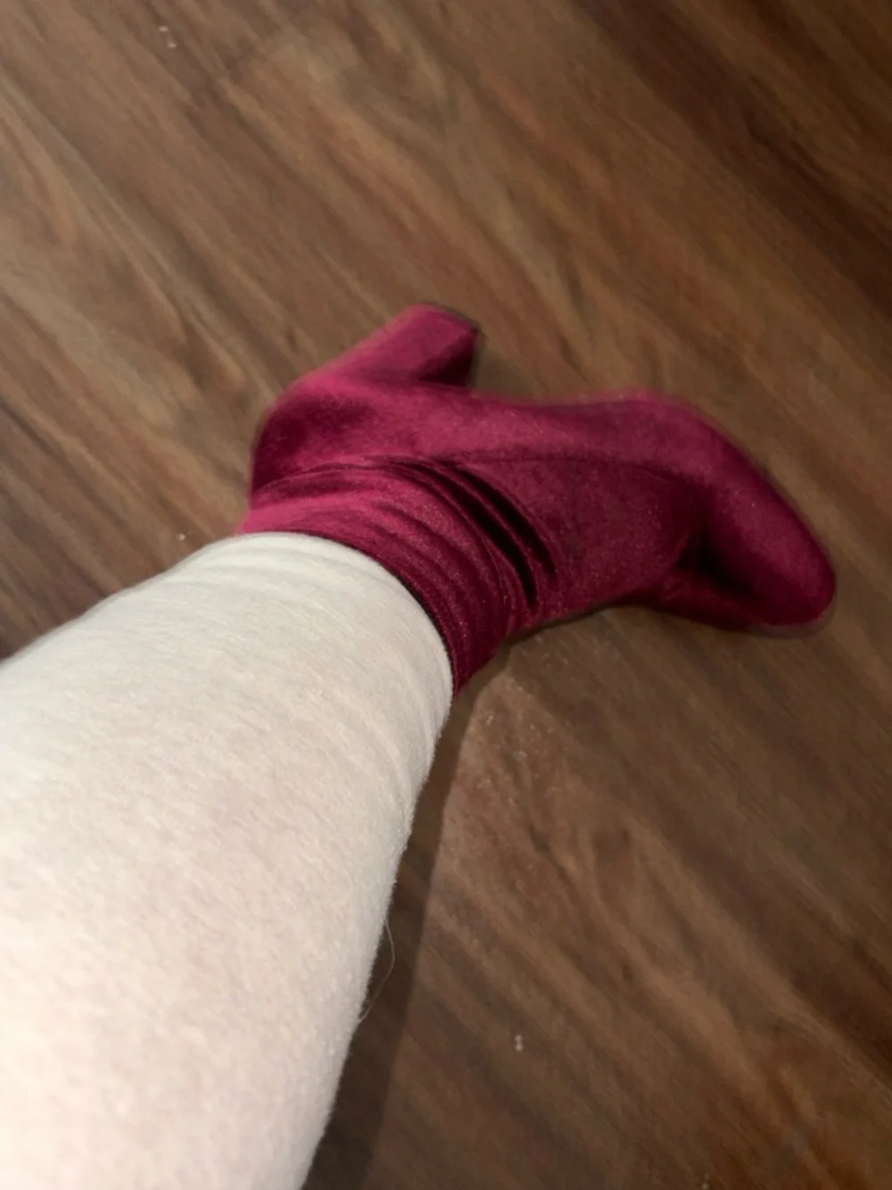 Madden Girl Burgundy Stretch boots